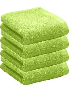Redbest  Махровое полотенце для гостей, легкое, махровое, 4 шт , цвет Oceanside, яблочно-зеленый