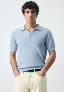 Рубашка поло Mango, Light Blue