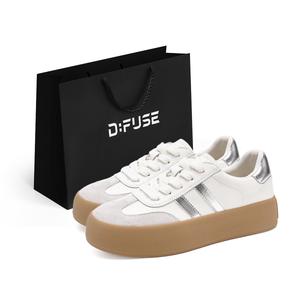 D:FUSE SCANDINAVIA Кроссовки для скейтбординга Low-Top женские Ecru/Black