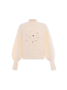 Женский свитер в цвете кремовый faina