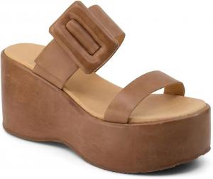 Женские сандалии Kiara в верблюжьем цвете CHOCOLAT BLU, коричневый