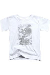 Футболка с коротким рукавом для детей "Бэтмен: Карандаш-Батаранг" Gildan, белый