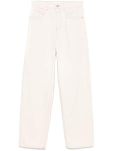 Прямые джинсы с закрытым логотипом Closed, белый