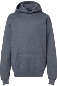 Gildan Softstyle Молодежный Мидвейт Толстовка с капюшоном, Dark Heather