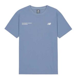 Футболка мужская New Balance, синий/фиолетовый