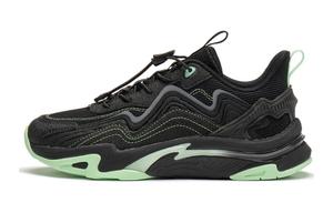 Кроссовки Yunchuan Kids Lifestyle GS Low-top черного цвета Lining Young, черный