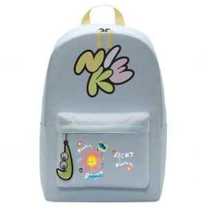 Nike Тканевый рюкзак женский ледниково-голубой и нежно-желтый и светло-лимонный, Graffiti Petal