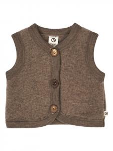 Müsli Детская жилетка из мериносовой шерсти цвета грецкого ореха