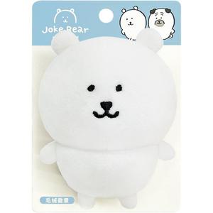 Плюшевый значок медвежонок с шуткой о дружбе BALITU