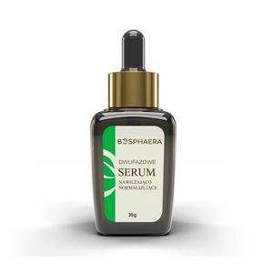 Двухфазная увлажняющая и нормализующая сыворотка 30г Bosphaera