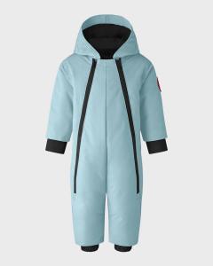 Утепленный пуховый комбинезон для младенцев с ягненком, размер 12–24 м Canada Goose, цвет Boulevard Blue