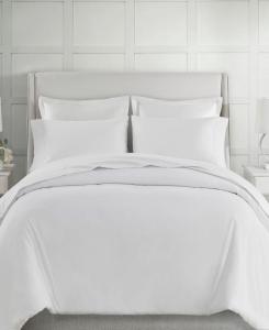 Комплект постельного белья из 4 предметов, египетский хлопок, плотность ткани 500 нитей, с глубокими бортиками, размер King Madison Park, White