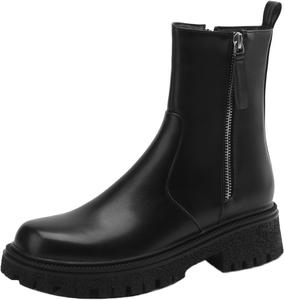 Женские модные ботильоны LYYSKY с круглым носком, замшевые, на каблуке 4,5 см, с короткой голенью, лаконичные винтажные, с боковой молнией, черные и коричневые, размеры US4-US10