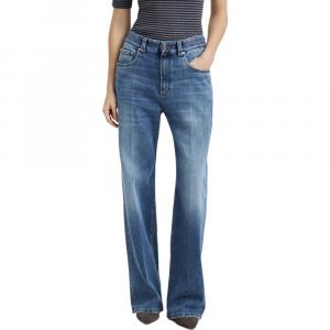 Джинсы прямого кроя с нашивкой-логотипом Brunello Cucinelli, синий