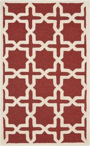 Ковер акцентный ручной работы safavieh cambridge collection rust / ivory cam125l moroccan premium wool, 77 x 122 см