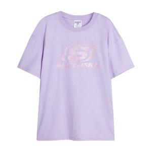 Футболка light snow cyan детская Skechers, Light Snow Cyan/00Ew