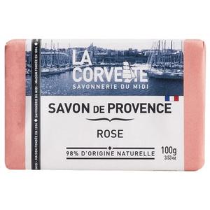 Мыло La Corvette розового цвета Provence Pink 100 г - очень мягкое мыло из 100% натуральных ингредиентов Markenlos