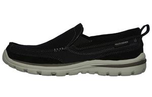 Мужские кроссовки Relaxed Fit Lifestyle с низким верхом черного цвета Skechers