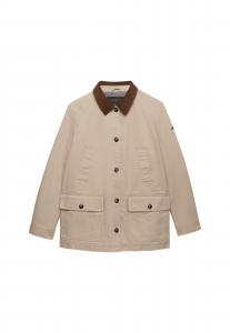 Superdry & Co Межсезонная куртка 'Barn' в светло-коричневом цвете