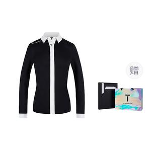 Женская поло EUROPEAN TOUR, черный