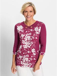 WITT WEIDEN Футболка 2-в-1 меланжевого цвета