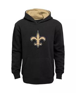 Черный пуловер с капюшоном Big Boys New Orleans Saints Prime Outerstuff, черный