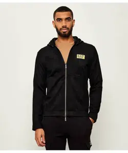 Толстовка Regular fit Ea7, черный