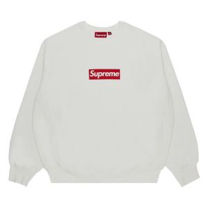 Свитер Supreme Washed Box Logo Crewneck, White