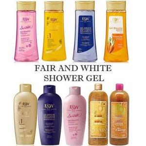 Гель для душа Fair and White, скраб для сияния и эксфолиации Fair & White