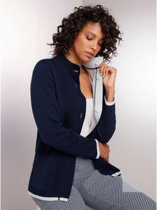 Двусторонняя куртка темно-синего и белого цветов creation L