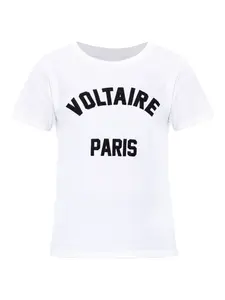 Футболка с вышитым логотипом Zadig&Voltaire, белый