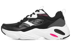 Кроссовки Stamina Airy Chunky женские низкие, черные/белые Skechers