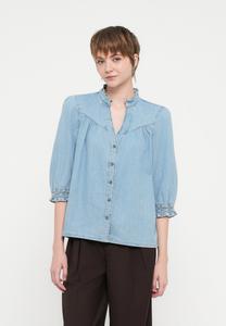 Блуза ONLY ONLRAYA SHIRT , Light Blue Denim/Light-Blue Denim