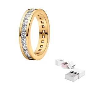 Pandora 925 Sterling Silver кольца унисекс gold