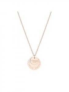 LIEBESKIND BERLIN Колье с базовым логотипом из розового золота