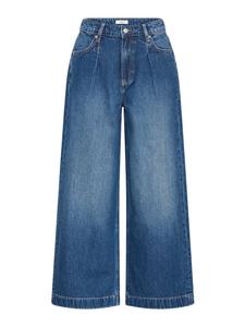 B.young Широкие плиссированные джинсы 'BYKANOA' в синем дениме