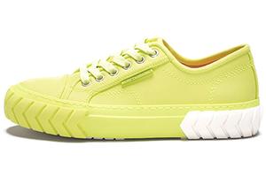 Холщовые кеды унисекс с низким верхом флуоресцентного желтого/белого цвета Both