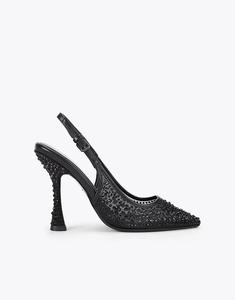 Туфли KG Kurt Geiger Aria с драгоценными камнями на каблуке, черные