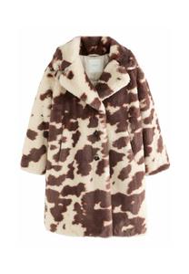 Зимнее пальто Next REGULAR FIT LONGER LENGTH, Brown Cream/Brown