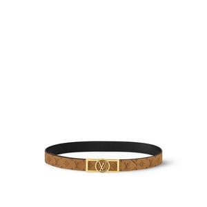 Ремень Dauphine 25 мм реверсивный Louis Vuitton, черный