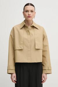 Пальто Calvin Klein, бежевый