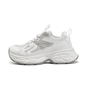 La Chapelle Низкие, износостойкие, массивные кроссовки с амортизацией, женские, белые