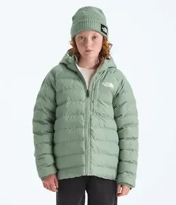 Двусторонняя куртка Perrito с капюшоном для девочек The North Face, Slate Moss