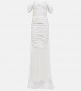 Платье Walter с открытыми плечами Norma Kamali, Snow White