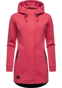 Толстовка с капюшоном Ragwear "Letti Bonded", спортивная куртка с капюшоном тонкой вязки, малиновый