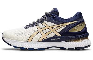 Кроссовки GEL-Nimbus 22 женские с низким верхом, белые/королевские синие Asics