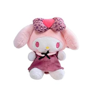 AOGER Куклы Sanrio My Melody в леопардовом принте, плюшевая кукла высотой 20 см