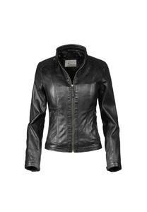 Кожаная куртка seursula 7Eleven, черный