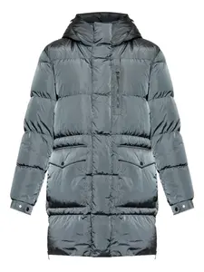Стеганое пальто с капюшоном Add, синий