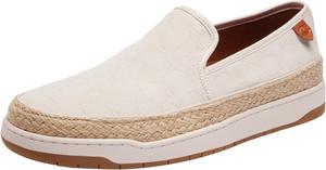Coach Mens Miles Espadrille, Chalk
